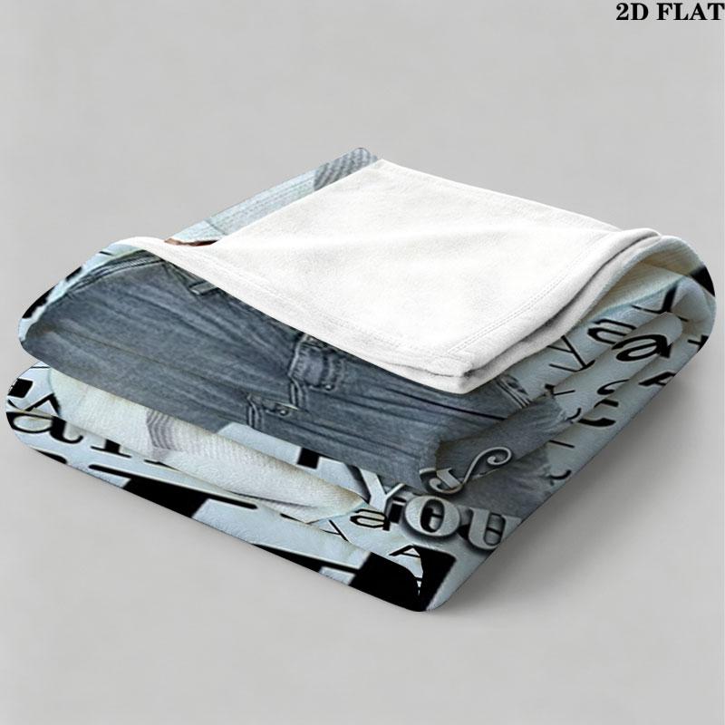 1PC Aitana Custom Name Patterned Flannel Blanket Suitable For All Seasons for Home Decor Warmth and Comfort Gifts Holiday Present
