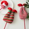 1pc  Christmas Elf Hat and Feet Ornament Hanger for  Suitable for,Room Decoration, Party Arrangement Christmas Decoration