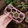 Corn Snake Habitat Honeycomb Climbing Platform Suction Cup Wall Mount Reptile Terrarium Decor Hide