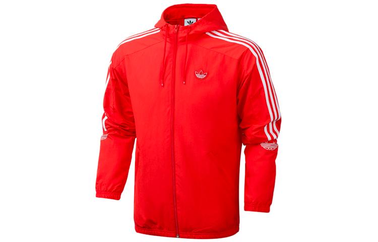Adidas Jackets Men s Red Hooded Moderate Other FL1773 XL