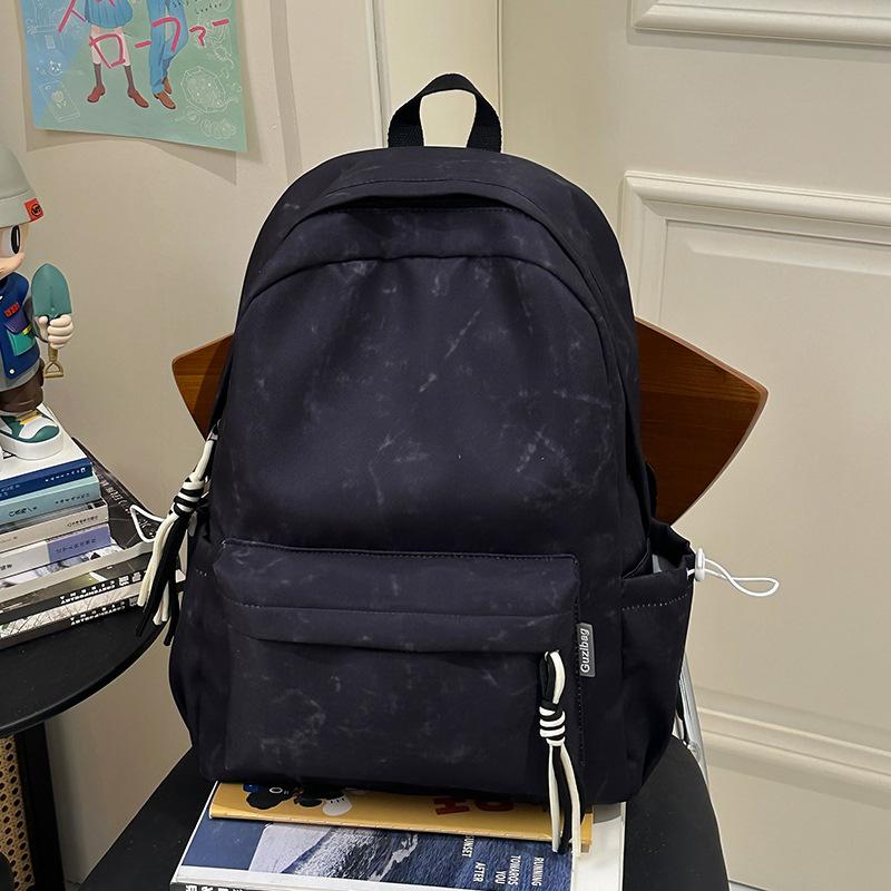 2025 new student large-capacity schoolbag women's tie-dye casual backpack fashion backpack