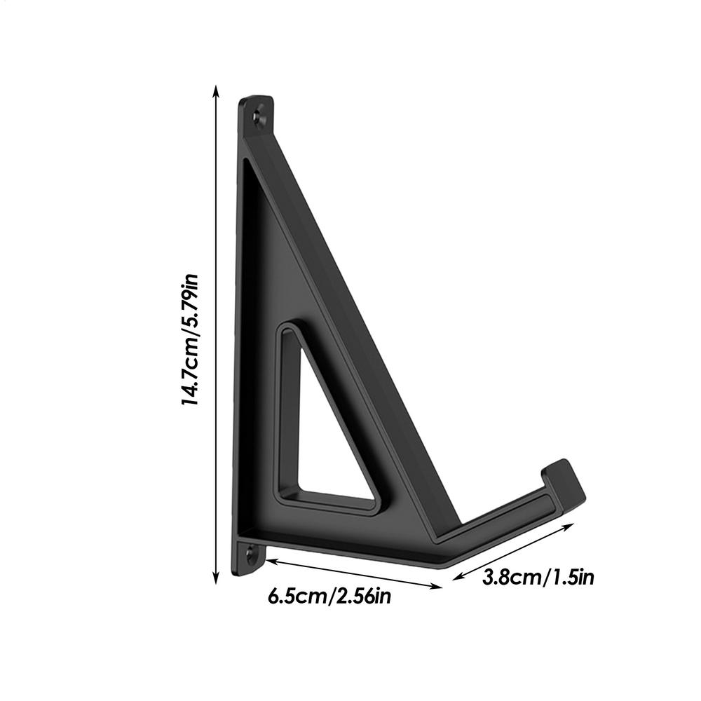 

Настенное крепление для ноутбука, держатель для клавиатуры, регулируемый кронштейн для компьютера, электроника, прикроватное хранилище для книг по искусству чёрный