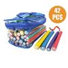 42PCS Salon Heatless Flexible Hair Rollers Curlers 7" Soft Foam Curling Rods