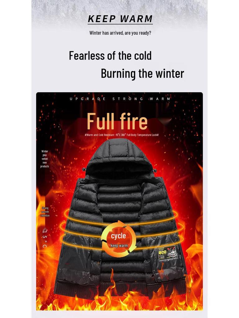 Men's Winter Thick Down Cotton Sports Vest Sleeveless Jacket 2025