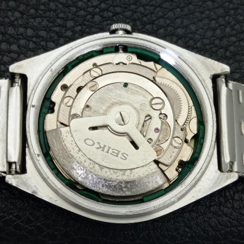 JAPAN VINTAGE SEIKO 5 AUTOMATIC MENS BLUE COLOR DIAL WATCH a701618-5 R206c-a701618