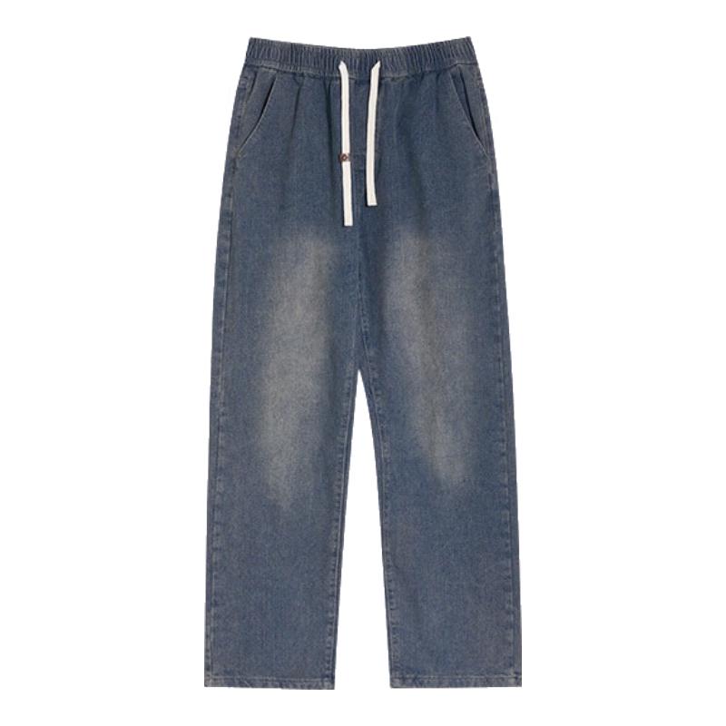 

ZunZhe Men s Lightweight Retro Straight-Leg Jeans 3XL