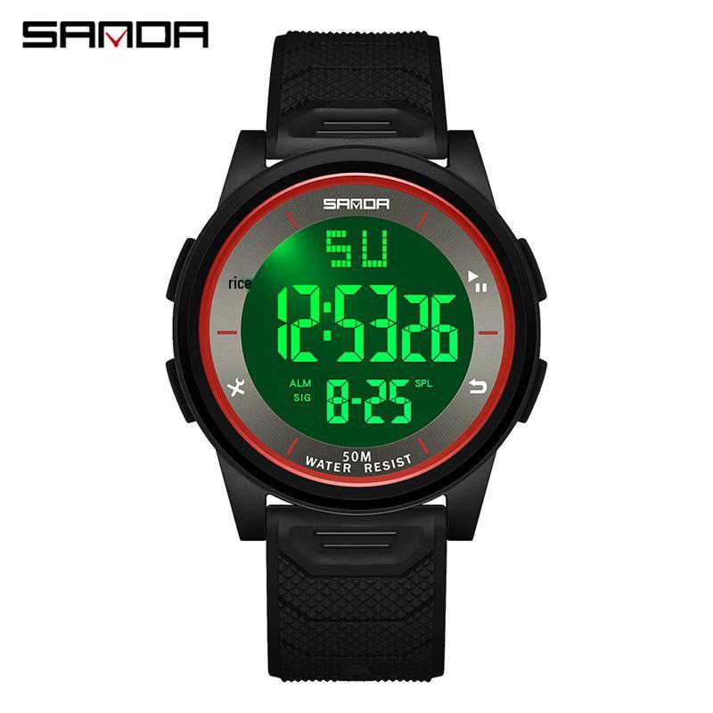 Sanda New Youth Luminous Waterproof Student Watch - Unisex Design for Middle Schoolers