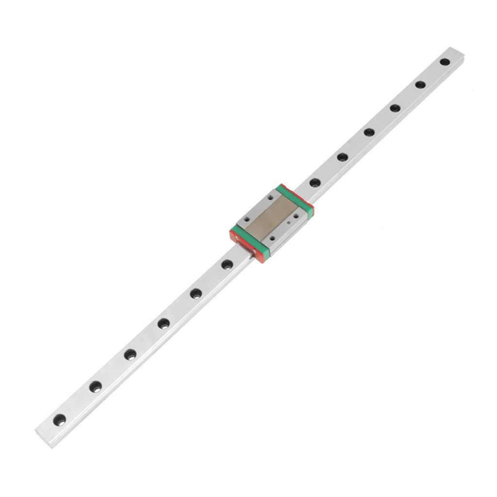 1pc MGN12H Miniature Linear Rail Guide 350mm Length 12mm Width   Slide Block