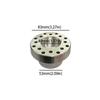Aluminum Zinc Zinc Alloy Lawn Cutter Head 32 Square Grass Ropes Trimming Head  Gardening