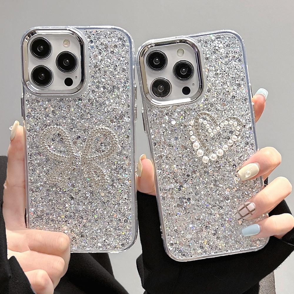 

Bling Glitter 3D Love Phone Holder Case Fo Huawei P60 P50 P40 Mate 30 40 50 Honor 60 70 80 90 100 Pro X30 X40 X50 Cover For P40 Pro чуттєвий кольору