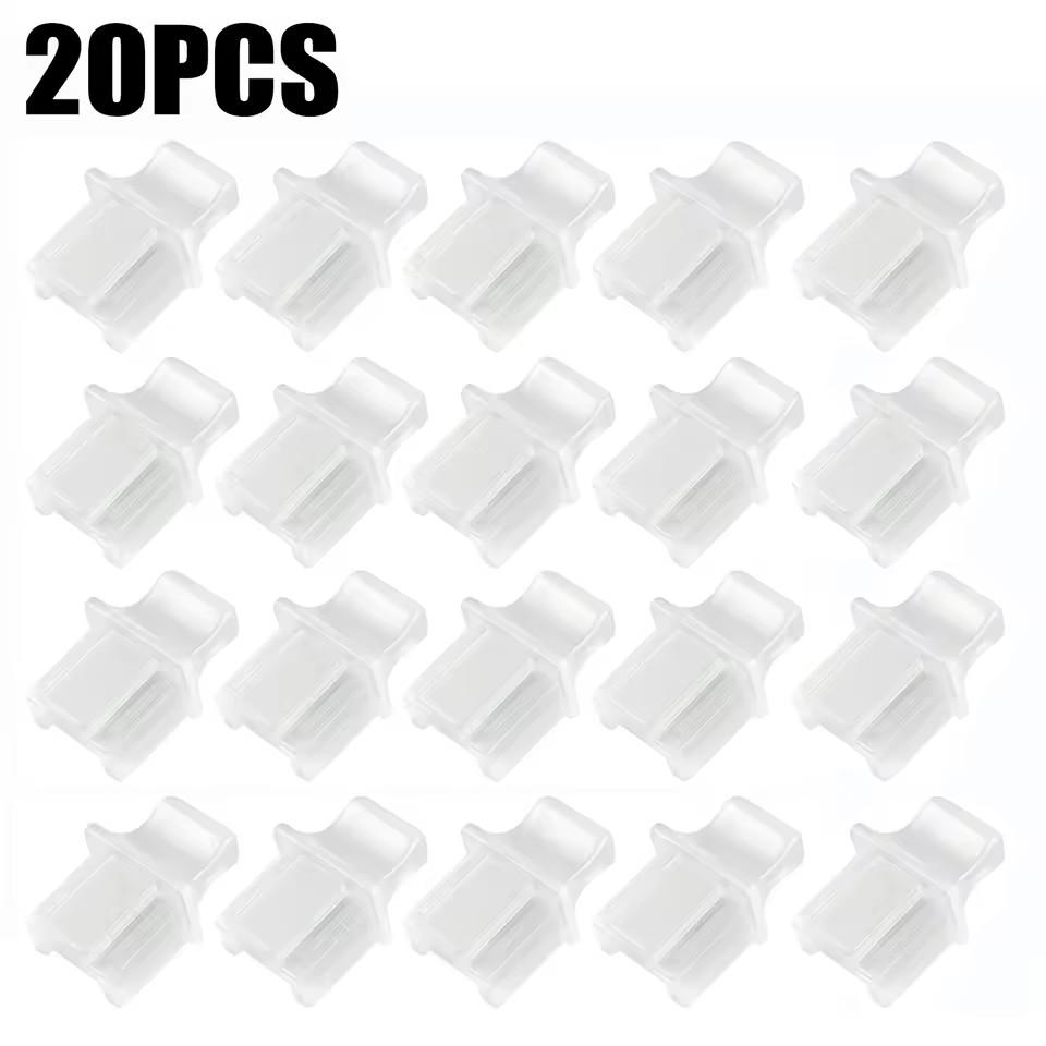 50/10PCS Silicone Stopper for Computer Router Switch Female Port Silicone Dust Plugs RJ45 Ethernet Hub Port RJ45 Protector Plug
