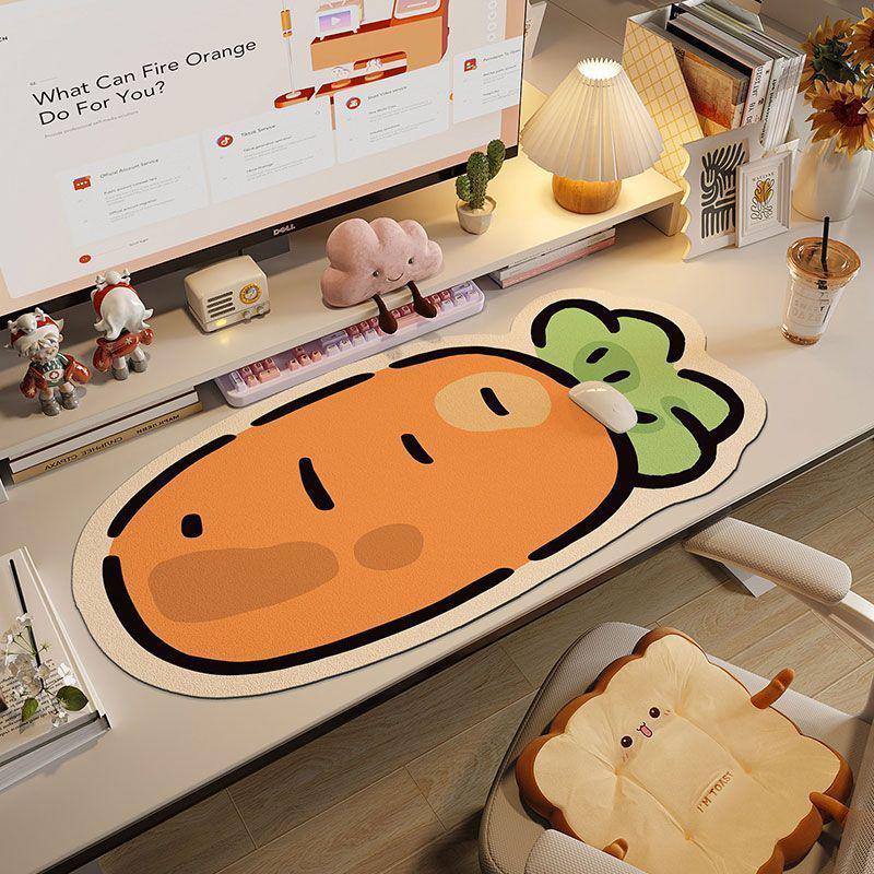 Extra Large Cute Cartoon Diatomaceous Earth Mouse Pad Desk Mat