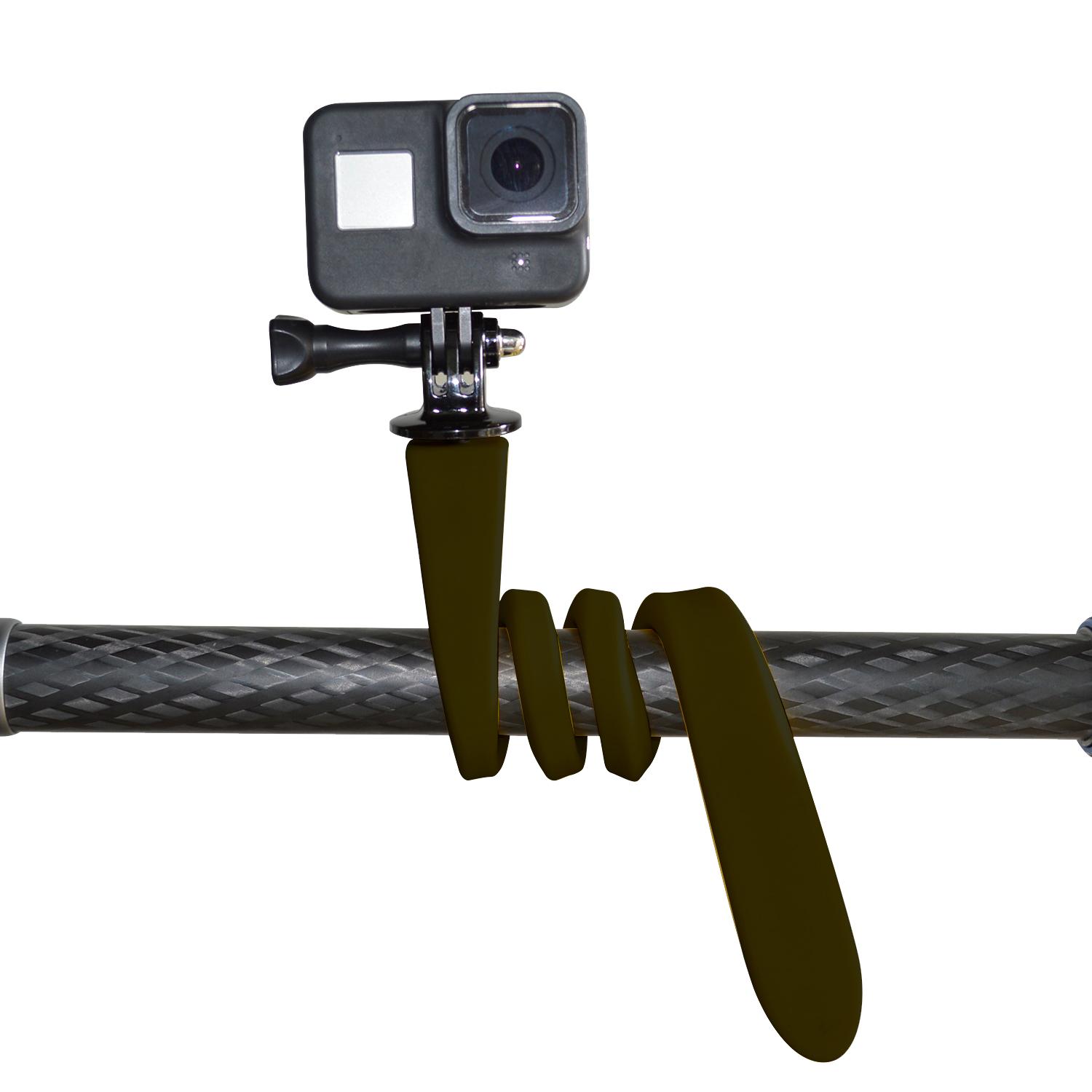 Multi-function Flexible Bicycle Handlebar Selfie Stick Camera/Phone Holder Tripod Mount