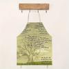 1pc Inspirational Bible Verse Tree Apron Religious Faith Scripture Isaiah 41:10 Linen Kitchen Cooking Gift