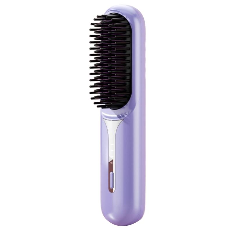 Fashion Hair Straightener Brush With Cordless And Rechargeable Hairdress Accesories Stylong Tool For Easy Use