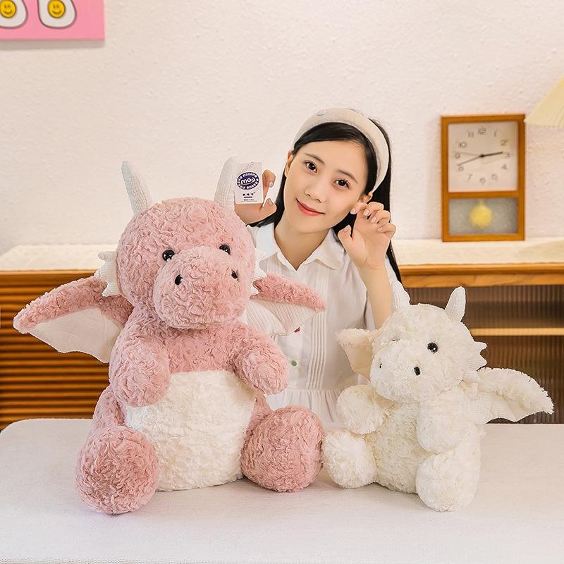 Soft And Cuddly Dragon Plush Toy In Sitting Pose 21cm 32cm 43cm 56cm