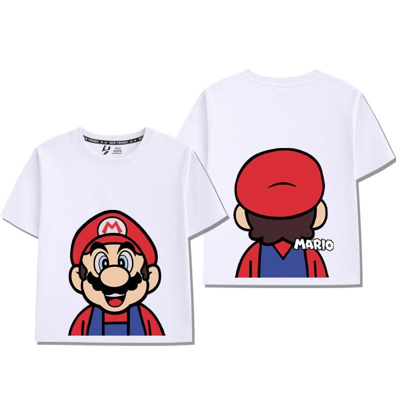 Men Women T Shirt Women Tee Boys Girls Top Adults Children Parent Child Cotton kid Tshirts Super Cartoon Cute Summer Tee
