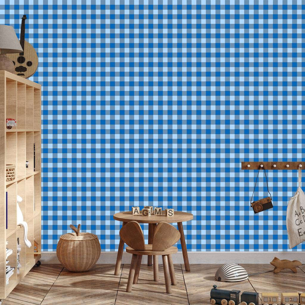 Blue and azure checkered wallpaper, blue background 50x1000