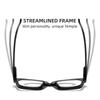 -0.5 -0.75 To -6.0 Anti Blue Light Square Prescription Spectacles Women Men Spring Leg Farsightedness Glaasses +0.5 +1.0 To +4.0