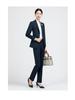 Women's Navy Blue Wool Suit - 70% Wool, Anti-Static, Ideal for Men and Women In White-Collar Professions
