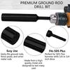 SDS Plus Ground Rod Bits Driver for SDS Plus Hammers Drills 5/8" 3/4" Grounding
