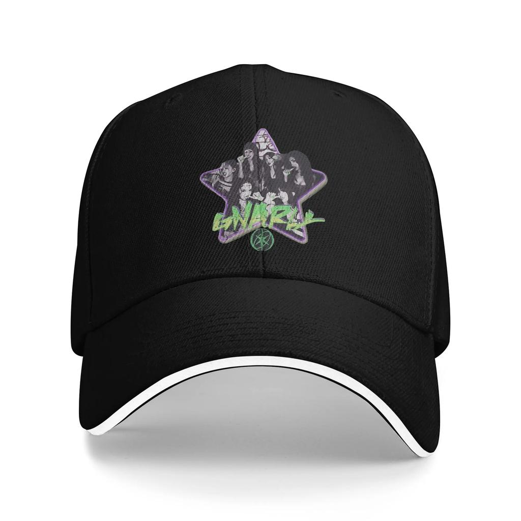 Lipgloss Katseye Kpop Idol Baseballkappen Mode Sandwich-Kappe Unisex Polyesterkappen Hut Sport