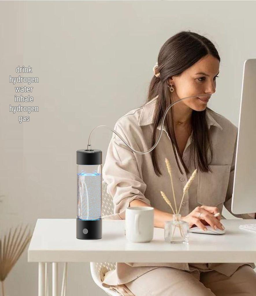 Dual-Use Hydrogen-Rich Electrolyzed Water Bottle - Large Capacity