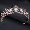 Baroque Big Water drop Tiara For Women Wedding Crown Birthday Party Elegant Crown Bridal Hair Jewelry Accessories