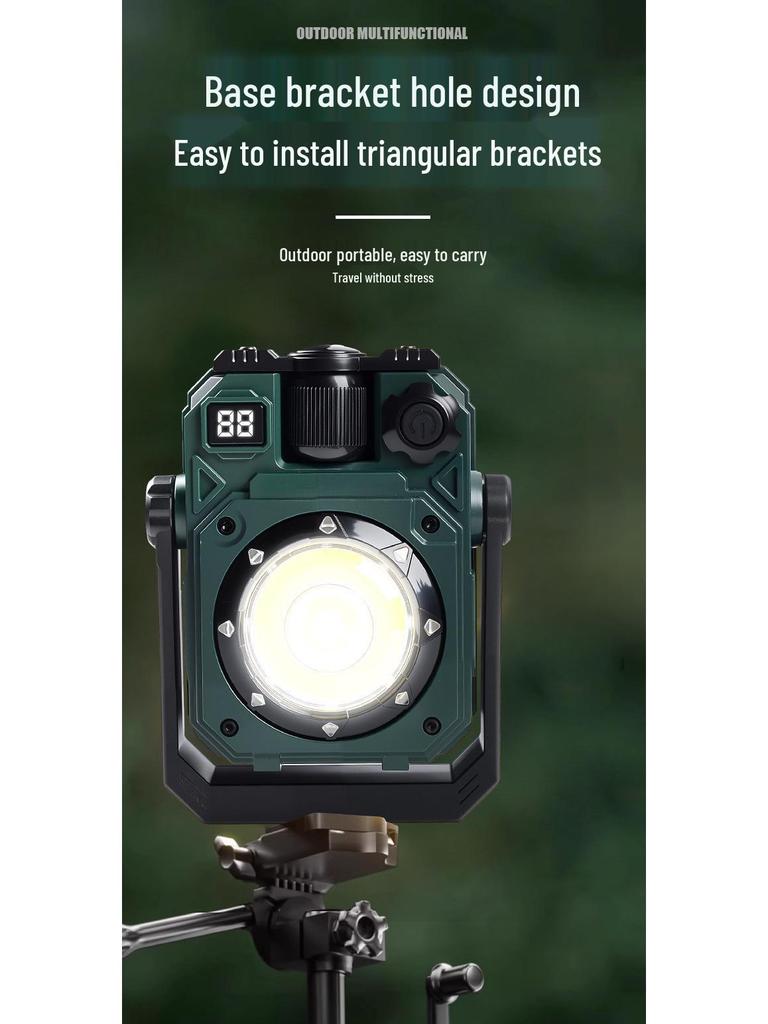 Waterproof Solar Camping Lantern - Bright, Long Battery, Multi-functional Emergency Light