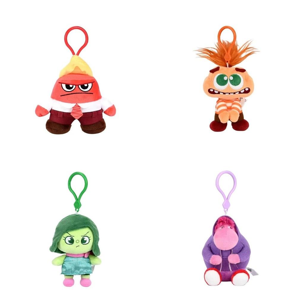 Out Inside Character Plush Keychain Cartoon Backpack Pendant Cute Kids Gift