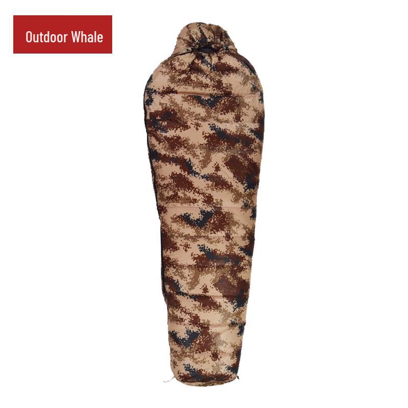 Outdoor Whale Ultralight Duck Down Mummy Sleeping Bag