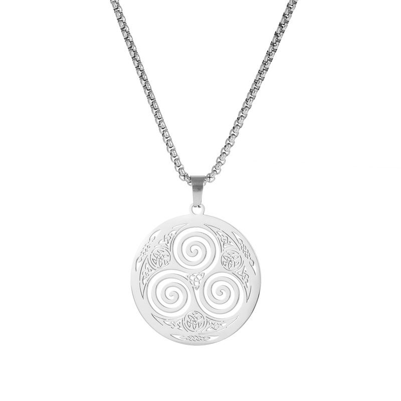 New European and American New Celtic Necklace Men s Pendant Color Necklace Jewelry 60CM