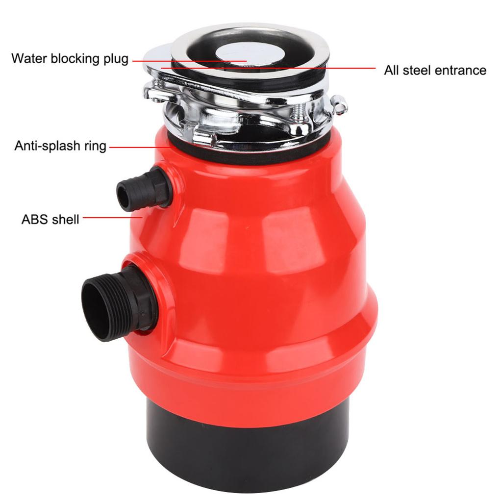 4000 U/min 3/4 PS 550W Haushaltsküchen Müllentsorgung Lebensmittelabfallzerkleinerer