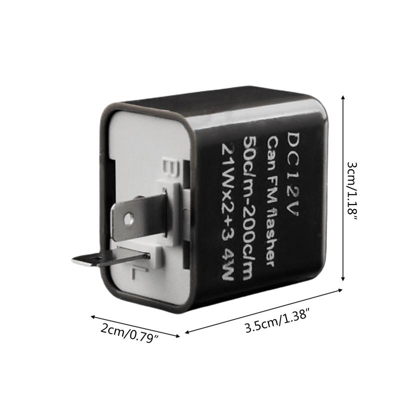 1 buc universal reglabil LED Flasher Blinker releu de frecvență Turn Signal Indicator lumină Blinker pentru auto motocicletă