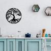 Tree of Life Metal Wall Sign Family Love Stencil Laser Cut Metal Decorative Hanging Wall Art Home Decor Wall decoration Artwork