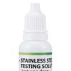 1/2 Pezzi 15ML Liquido di Test in Acciaio Inossidabile, Gocce Identificative Acciaio Inossidabile 200-304, Soluzione di Analisi per Tavola di Test Metalli per Laboratorio Cucina