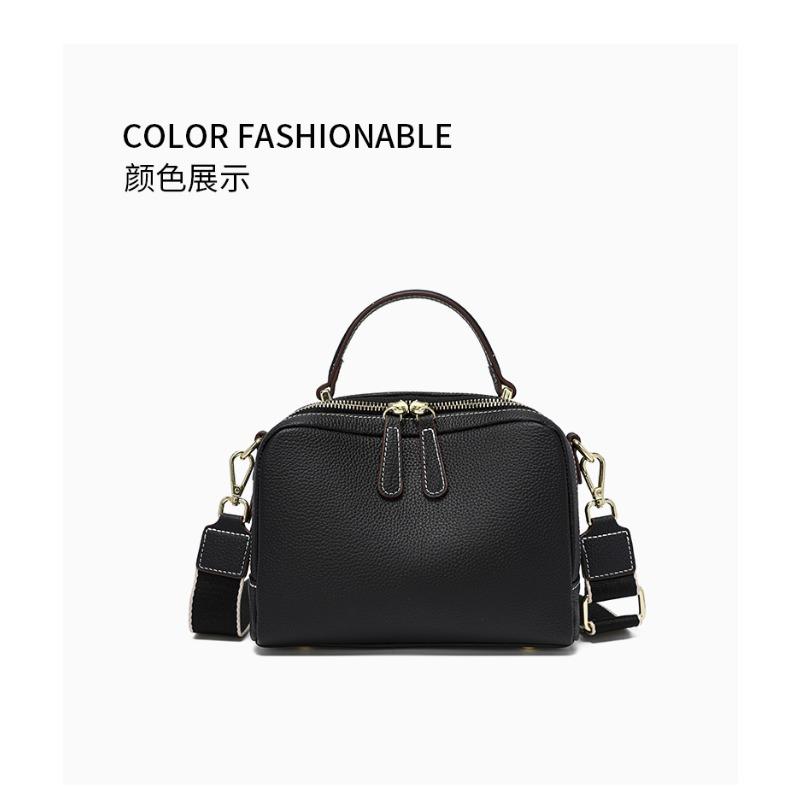 

First layer cowhide shoulder bag women s new high-end retro handbag fashionable versatile commuter messenger bag