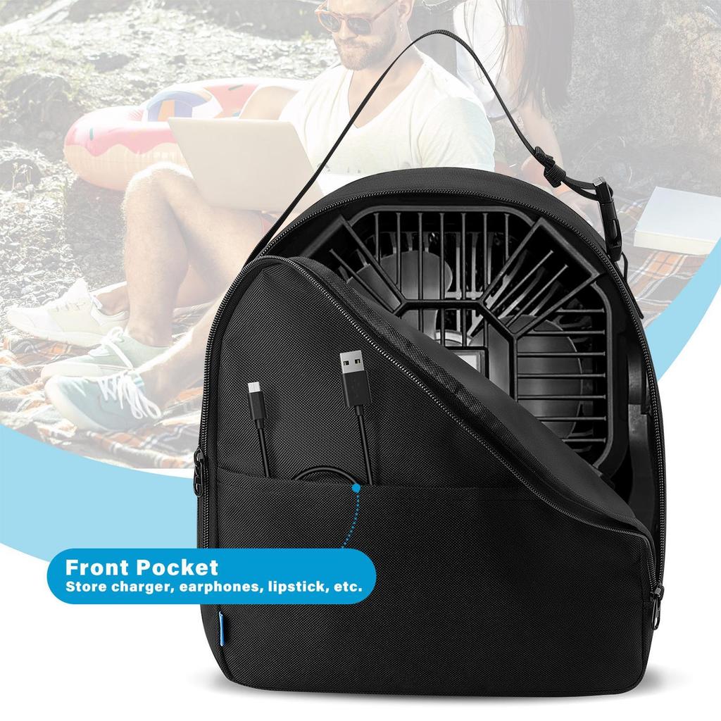 Carrying Case for Outdoor Fans Camping Fan Carry Bag Portable Fan Protective Case with Handle for Outside Camping Picnic