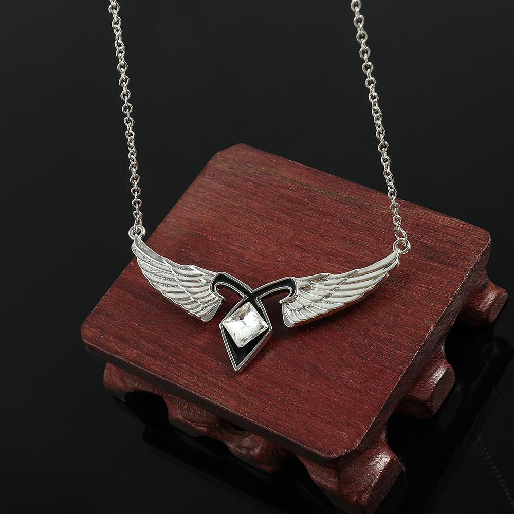 Tuiying-003 Jewelry & Bijouterie Women's The Mortal Instruments City Of Bones Necklace Angelic Power Runes Shadowhunters Pendant Necklace