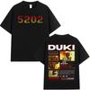 Rapper Duki 5202 MIXTAPE Merch Tshirt Mens Women Clothing Cotton Casual Vintage Tshirts Fashion Hip Hop Short Sleeve Tops