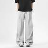 American fashion trendy brand outdoor tooling casual pants men's trend versatile loose wide-leg straight lace-up long pants
