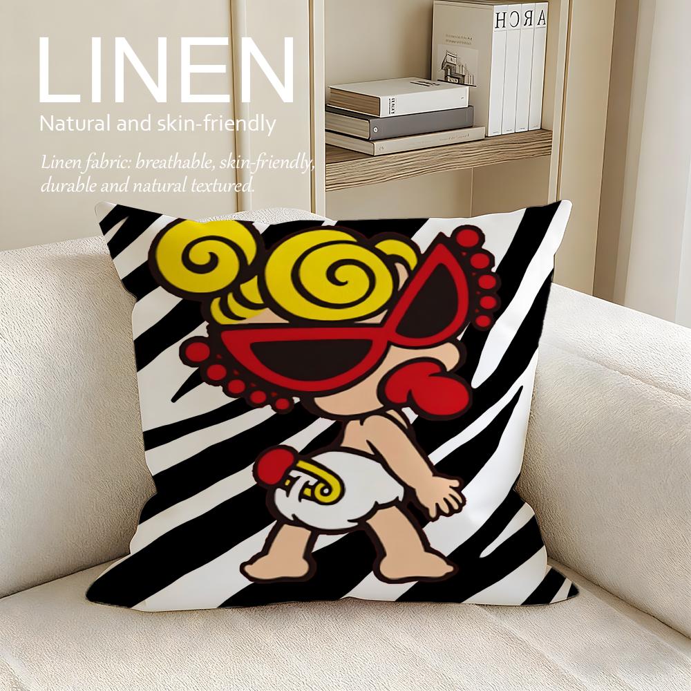 

Brand HYSTERIC MINI Cushion Cover Pillowcase Set Pcs x x Breathable Washable Sofa Cushion Cover 30X30cm