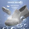Herren Sommer Mesh Walking Schuhe A3308 - Atmungsaktive Sportliche Schuhe für ältere Menschen