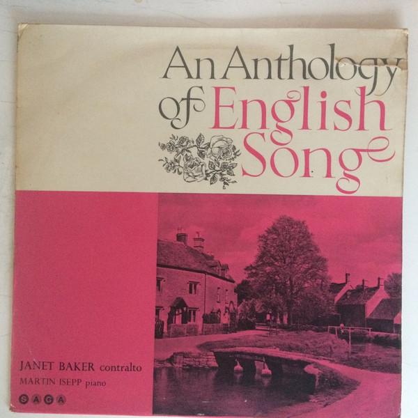 

Виниловая пластинка JANET BAKER An Anthology Of English Song XID5213 Saga 1963 UK Классика Б/У