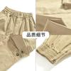 Wear Green New Overalls, High-end Ruffian Handsome Multi-pocket Pants, Trendy Brand Men's Loose and Versatile Straight-leg Pants