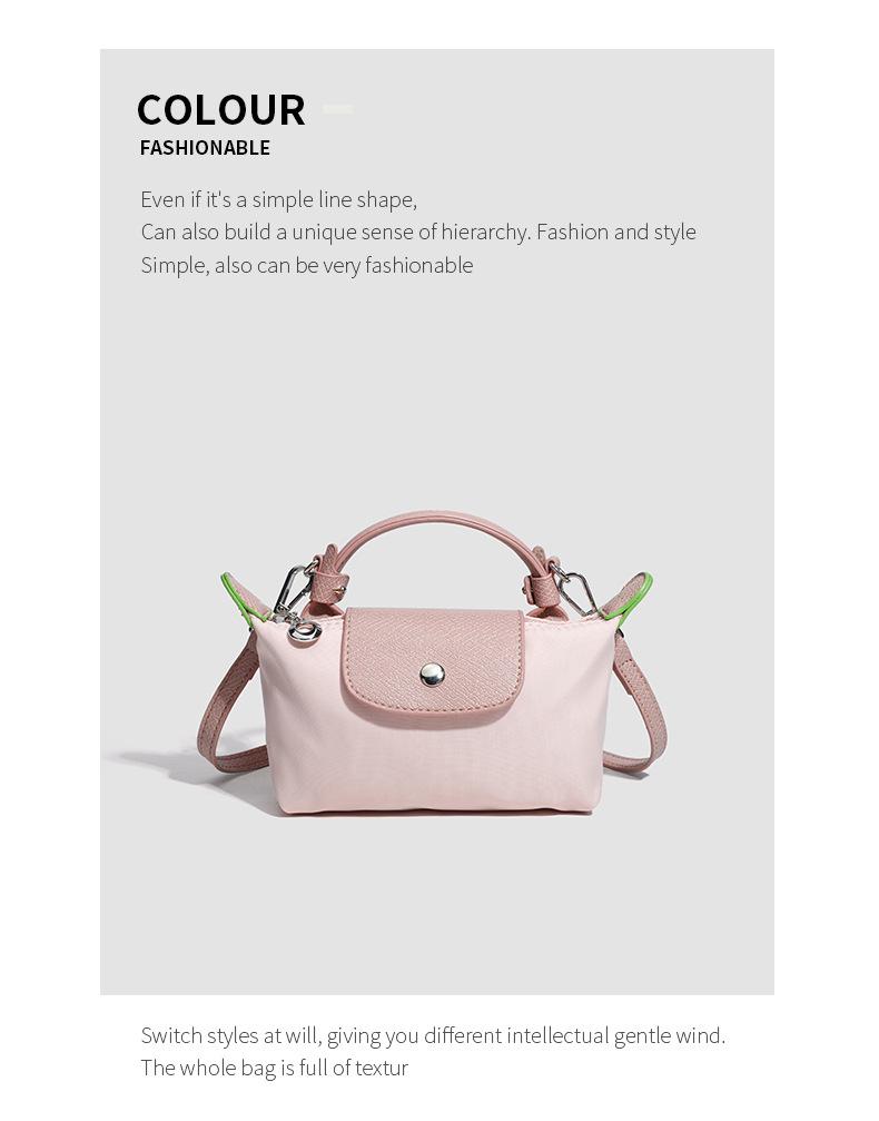 2025 Women's Lightweight Waterproof Nylon Dumpling Crossbody Tote