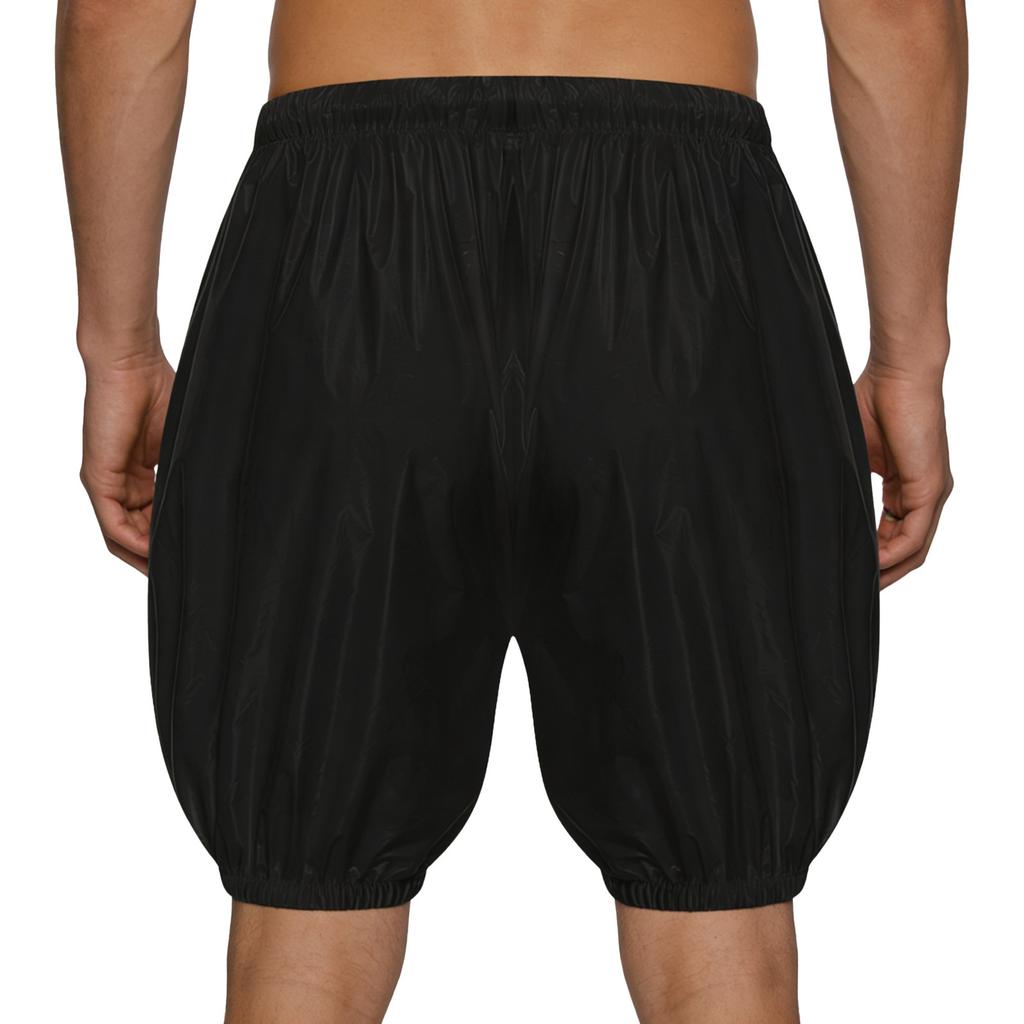 Unisex Adults Waterproof Reusable Diaper Cover Elastic Waistband Drawstring Leak Proof Washable Incontinence Shorts