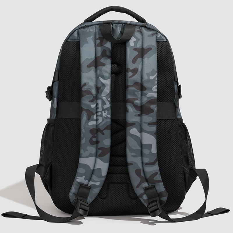 Men's Large Capacity Backpack Junior High School Student Schoolbag Camouflage Print Computer Backpack