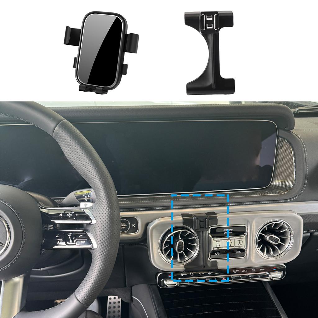 GPS Bracket Navigation Stand Auto for Mercedes Benz G Class 2025 2026 2027 G500 G63 W463 AMG Car Mobile Phone Holde