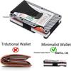 Carbon Fiber RFID-Blocking Minimalist Men's Card Holder Wallet